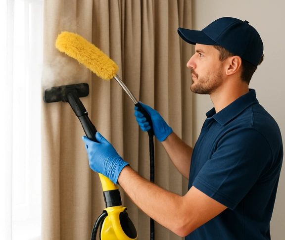 Trusted blind cleaning technician Matty Curtain Cleaning gheringhap-vic QLD